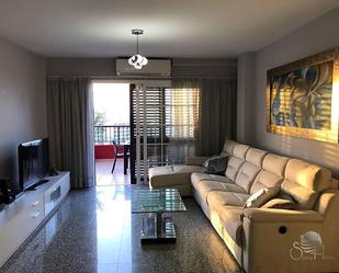 Living room of Flat to rent in Santiago del Teide  with Air Conditioner, Terrace and Balcony