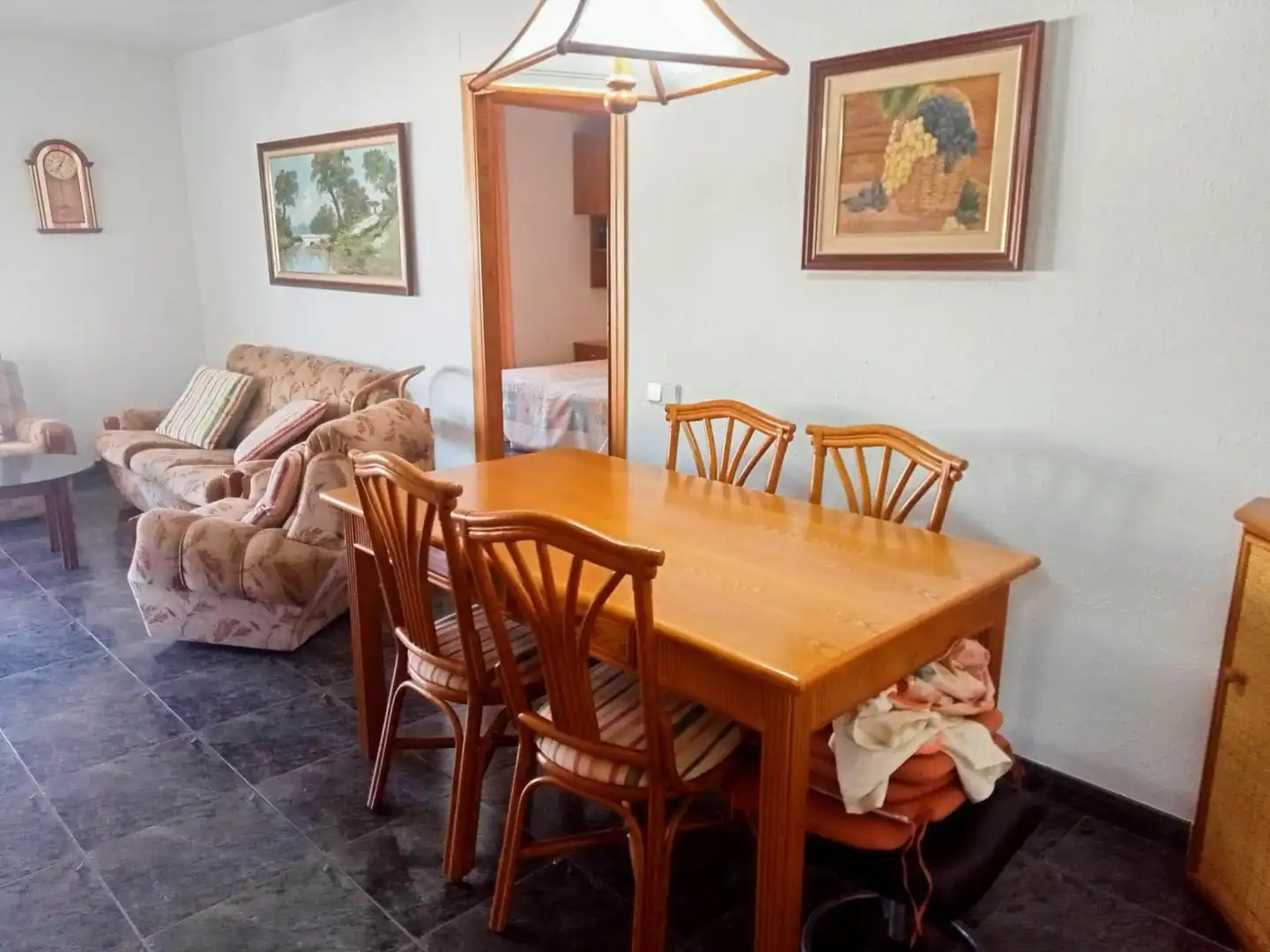 Dining room of Flat for sale in Cunit  with Air Conditioner, Terrace and Community pool