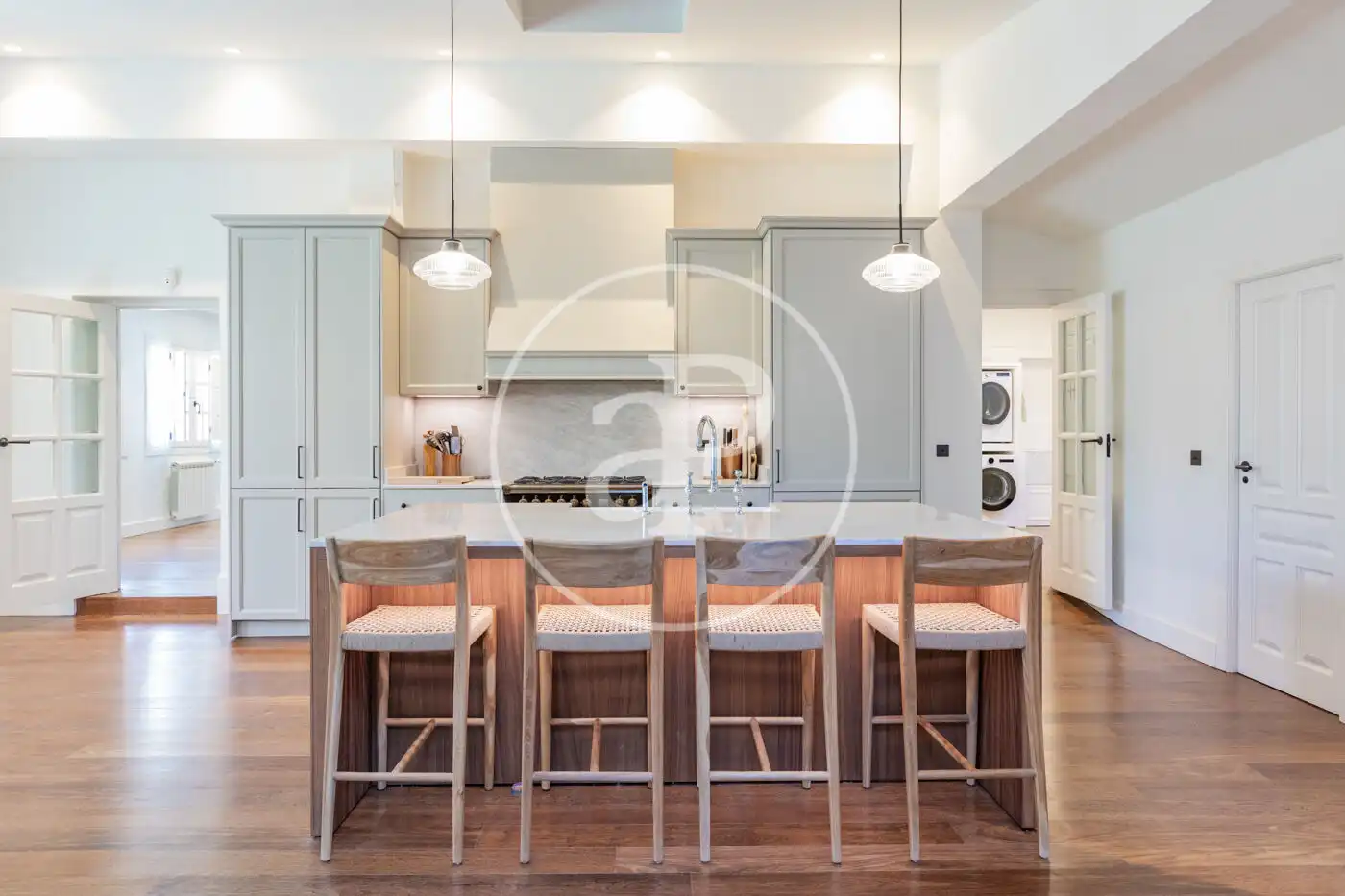 Kitchen of Houses for rent in Madrid  with Air Conditioner, Heating and Private garden