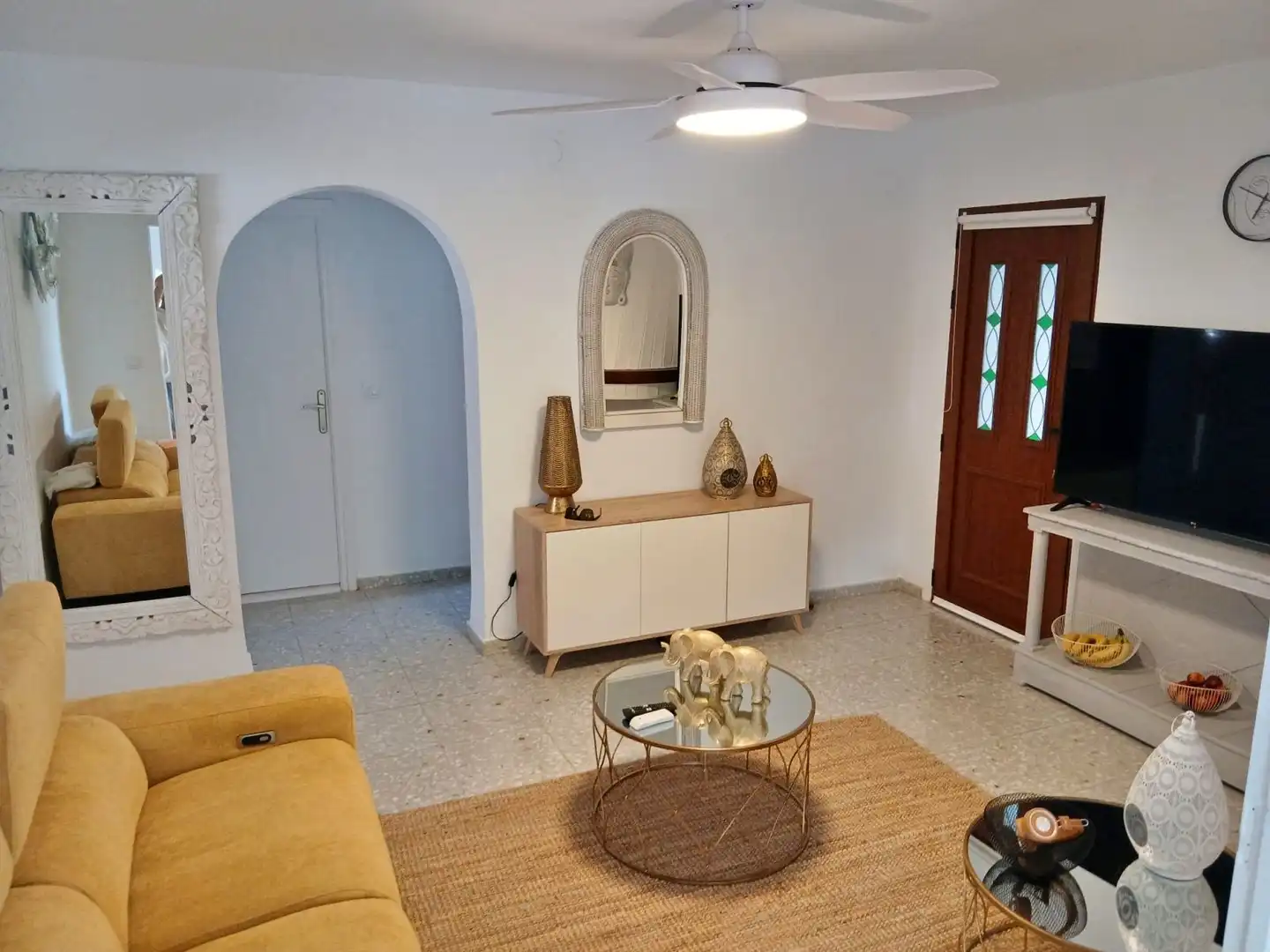 Sala de estar de Casa o chalet de alquiler en Teulada con Aire acondicionado, Terraza y Trastero