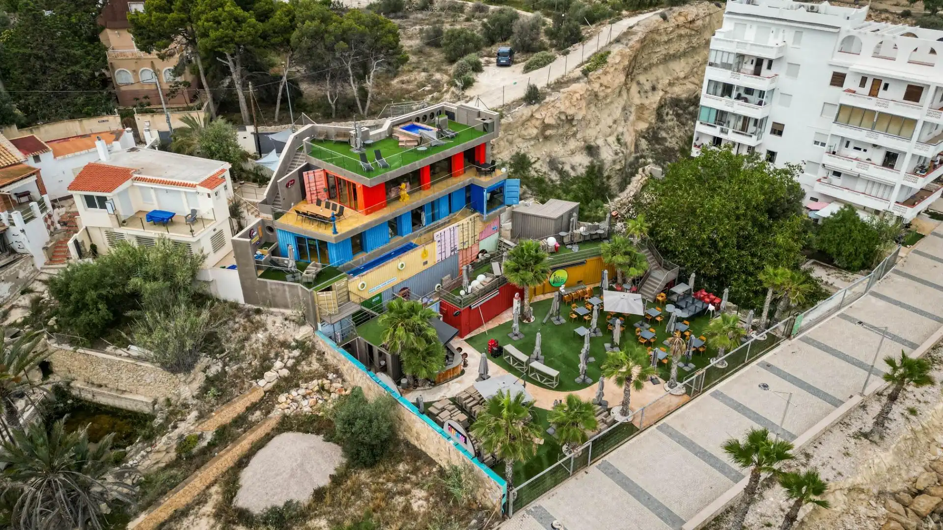 Vista exterior de Casa o chalet en venta en Villajoyosa / La Vila Joiosa con Aire acondicionado, Jardín privado y Terraza