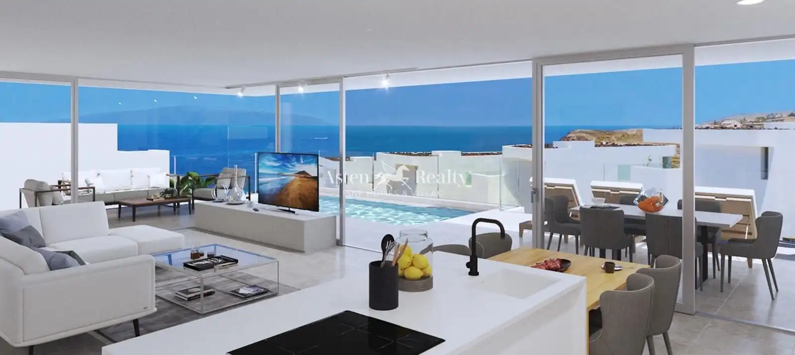 Living room of Houses for sale in Adeje  with Air Conditioner, Heating and Private garden