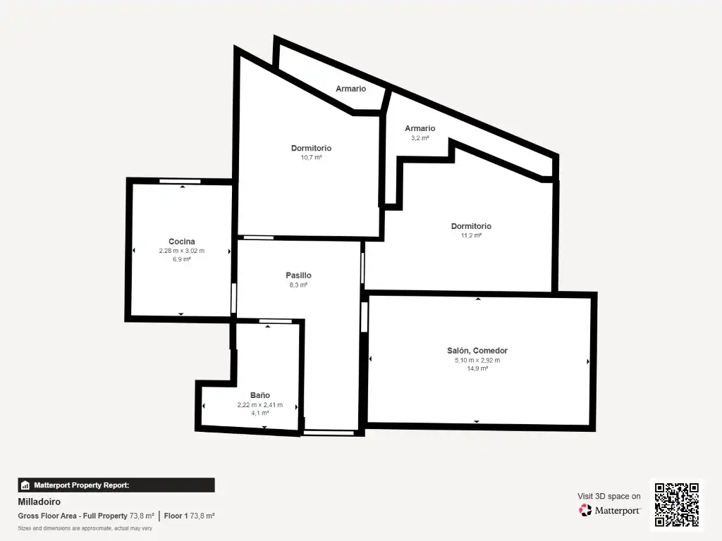 Flat for sale in O Milladoiro