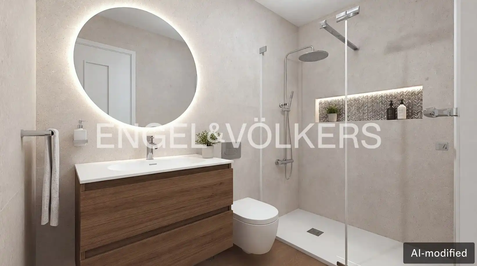 Badezimmer von Wohnung zum Verkauf in Santander mit Heizung und Balkon
