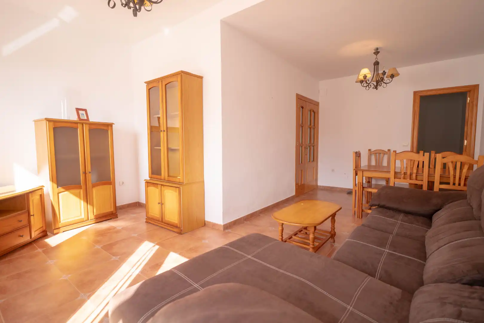 Wohnzimmer von Einfamilien-Reihenhaus zum Verkauf in Albuñol mit Terrasse, Möbliert und Balkon