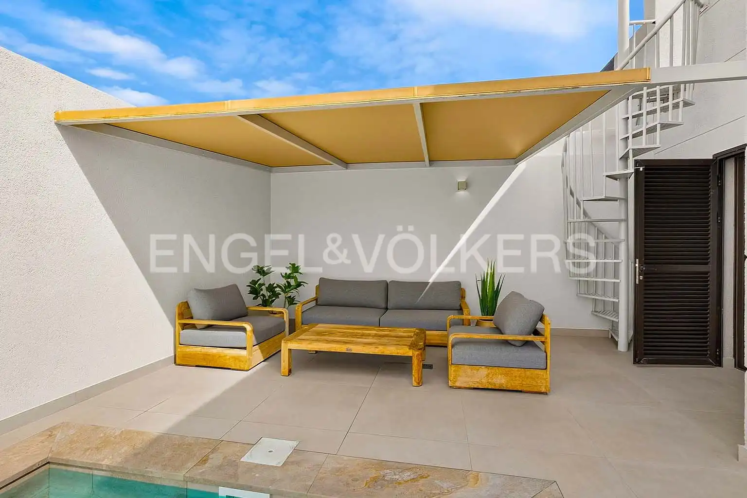 Terrasse von Haus oder Chalet zum Verkauf in Granadilla de Abona mit Klimaanlage, Terrasse und Schwimmbad