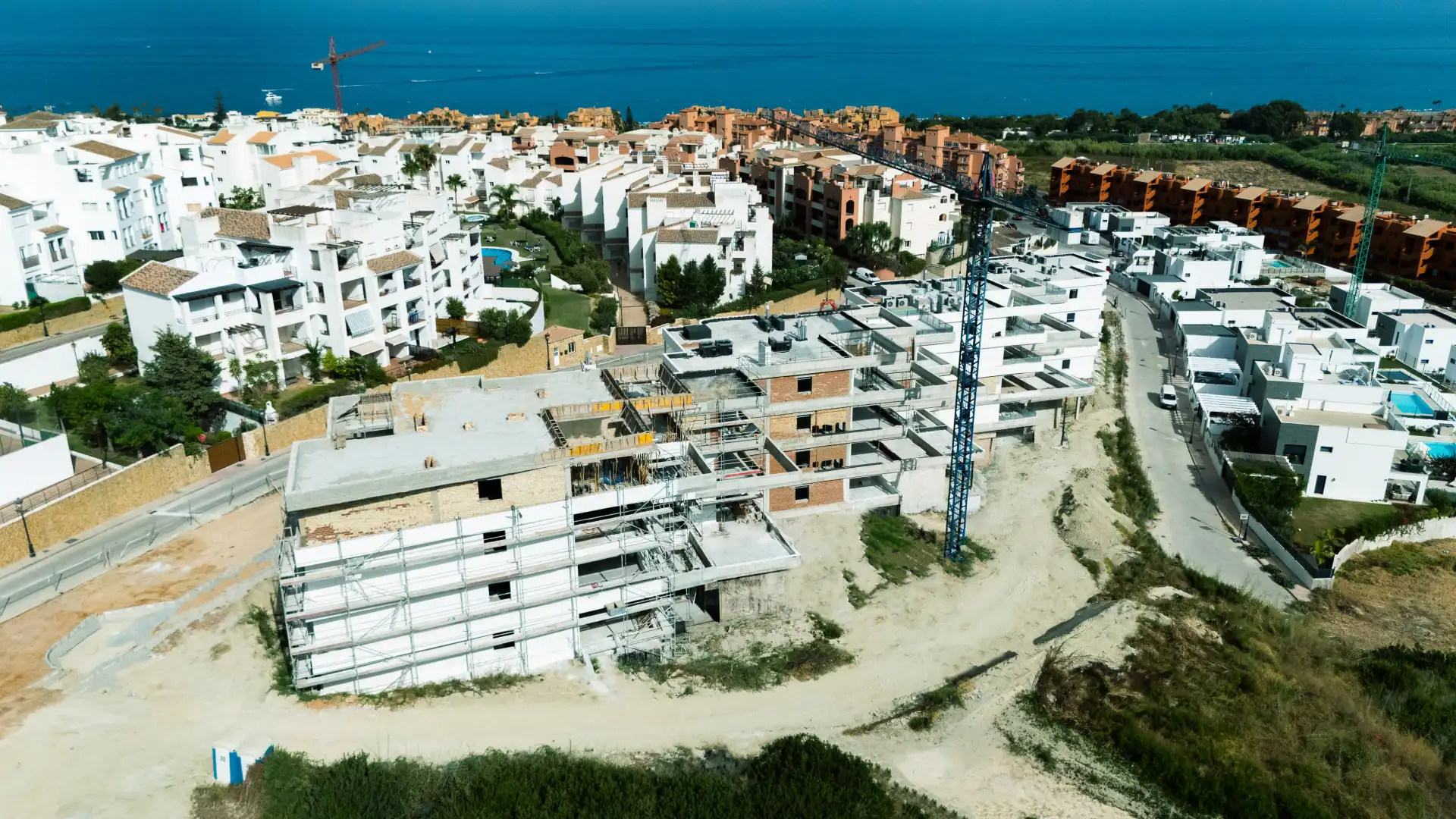 Vista exterior de Planta baixa en venda en Manilva amb Aire condicionat, Terrassa i Traster