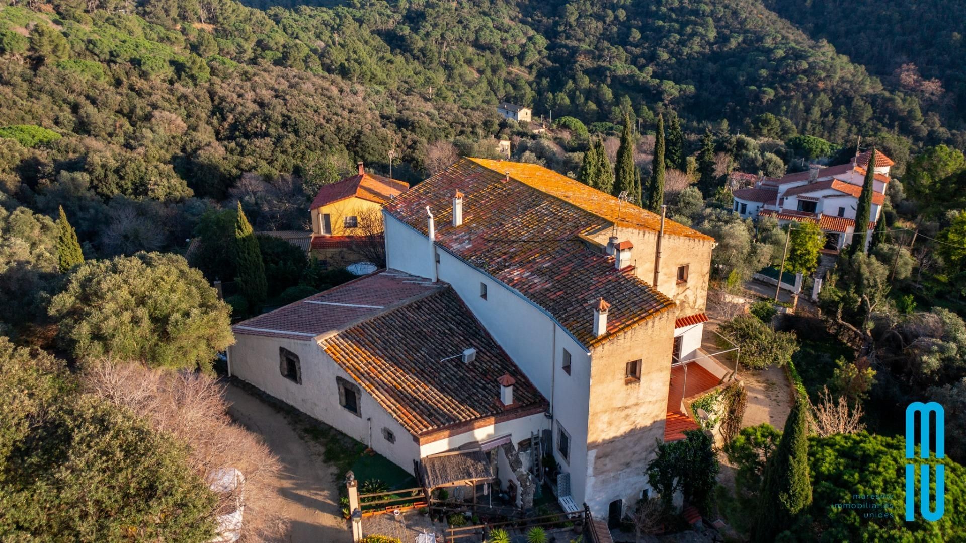 Exterior view of Country house for sale in Pineda de Mar  with Private garden, Terrace and Storage room