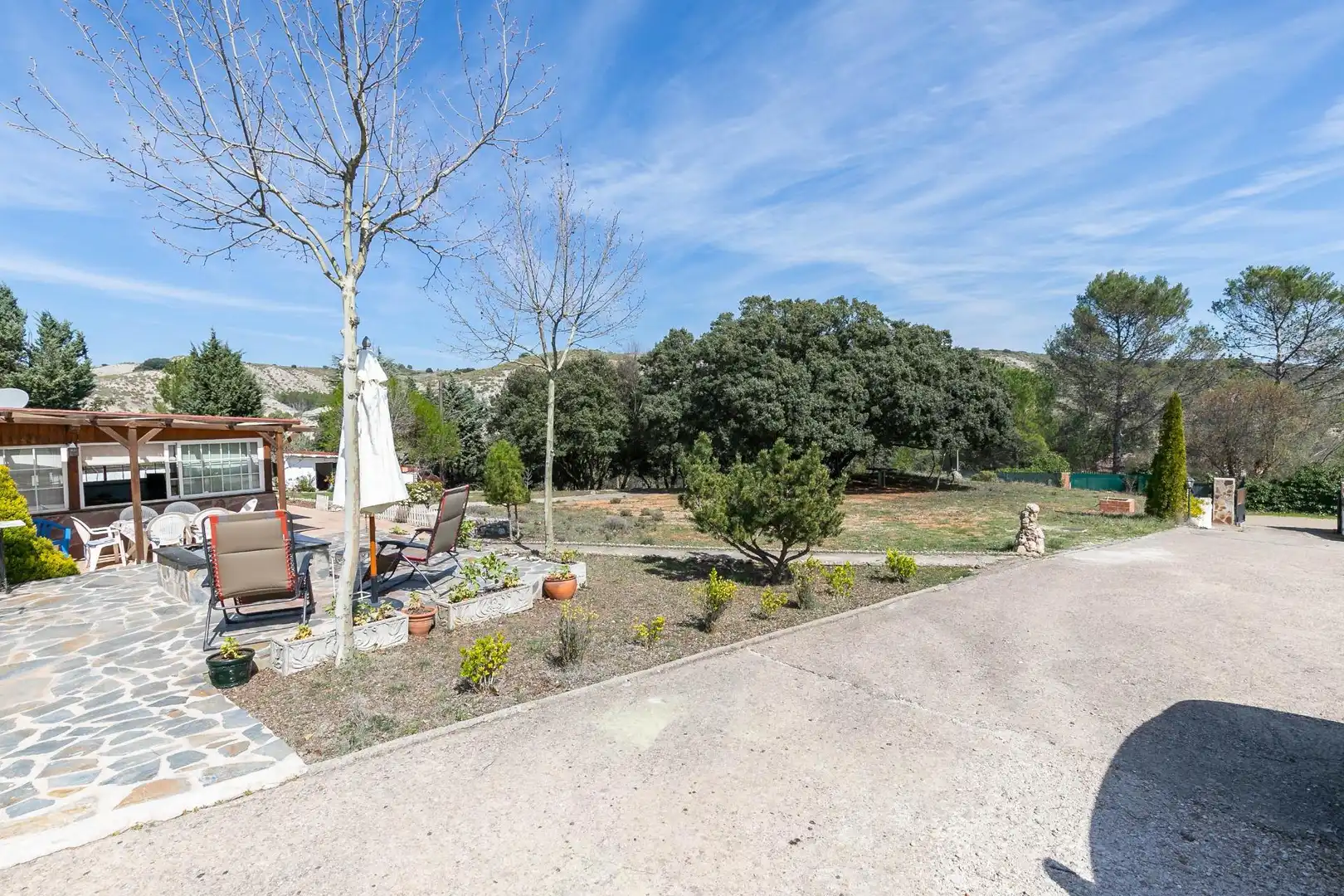 Garden of Houses for sale in Almoguera  with Air Conditioner, Heating and Private garden