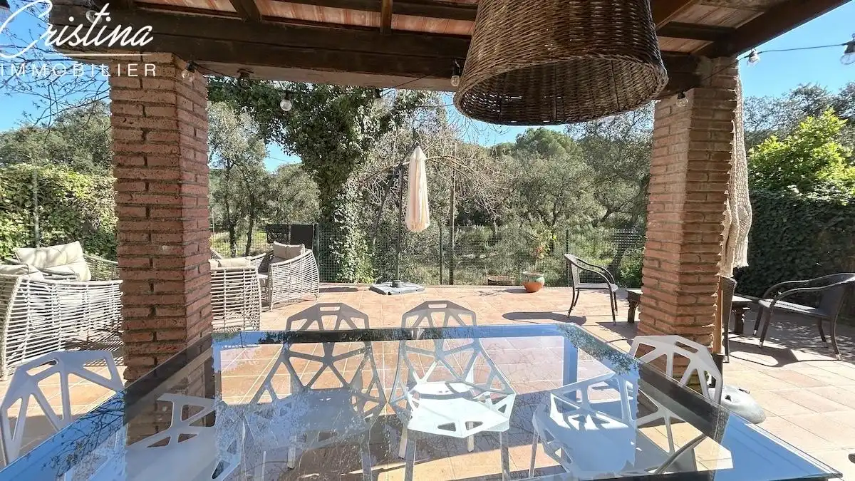 Terrassa de Casa adosada en venda en Santa Cristina d'Aro amb Calefacció