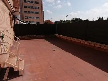 Terrace of Planta baja for sale in Gijón   with Heating, Private garden and Parquet flooring