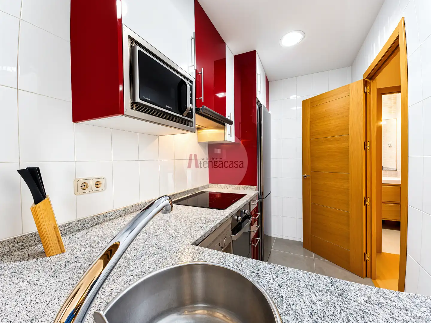 Cocina de Piso de alquiler en Madrid con Aire acondicionado, Calefacción y Parquet