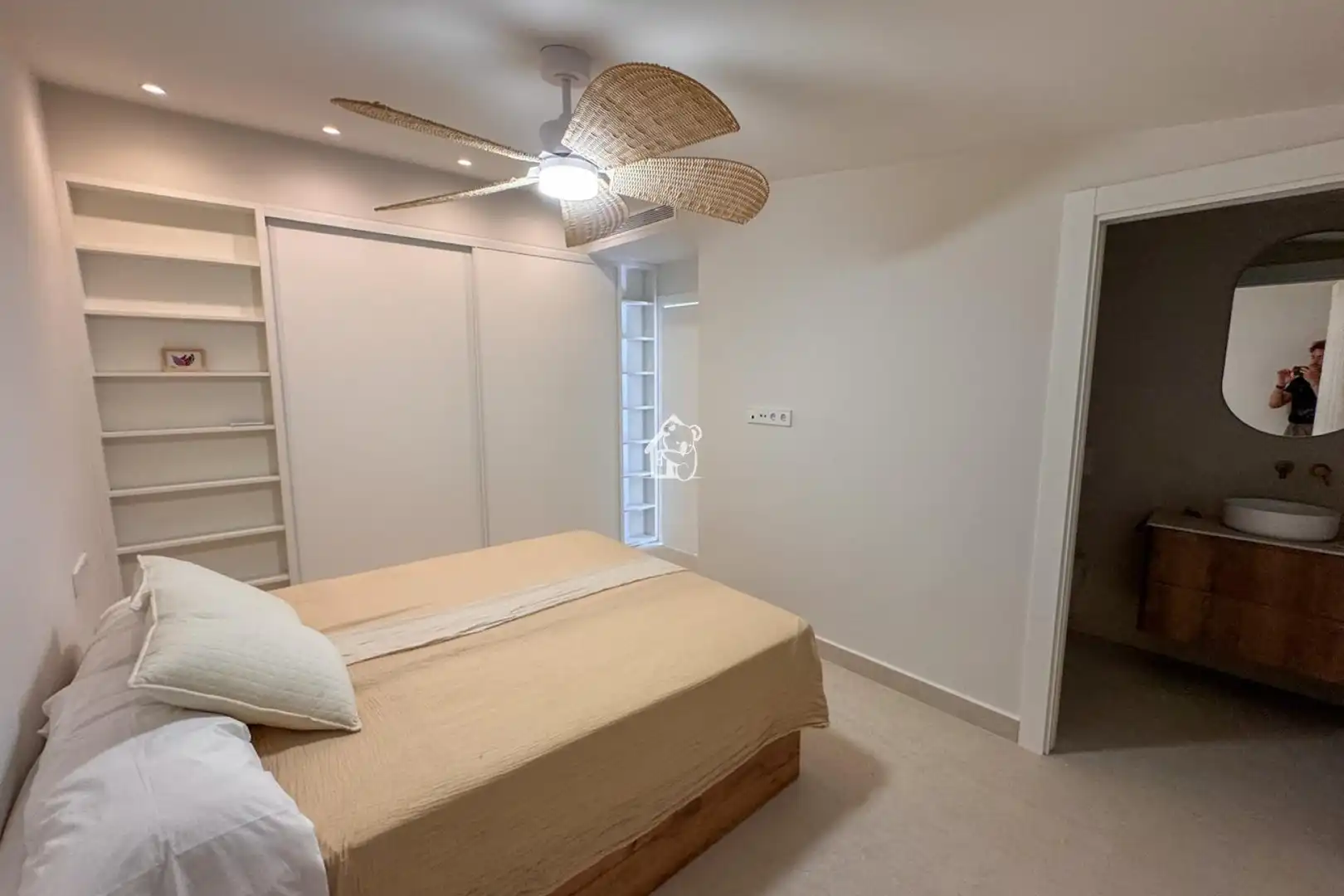 Schlafzimmer von Einfamilien-Reihenhaus zur Miete in Orihuela mit Klimaanlage, Terrasse und Abstellraum