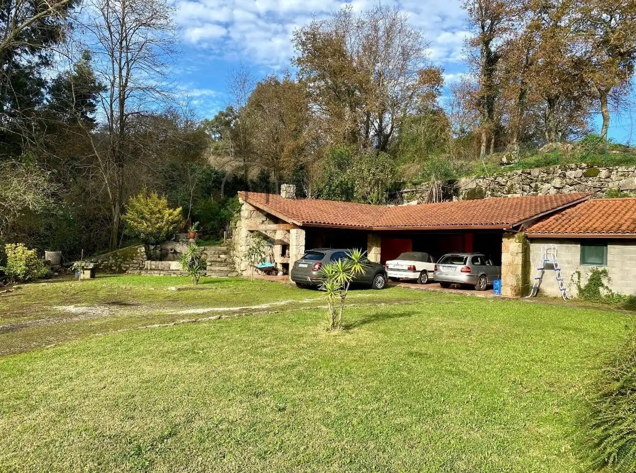 Jardí de Casa o xalet en venda en Moaña amb Calefacció, Jardí privat i Terrassa