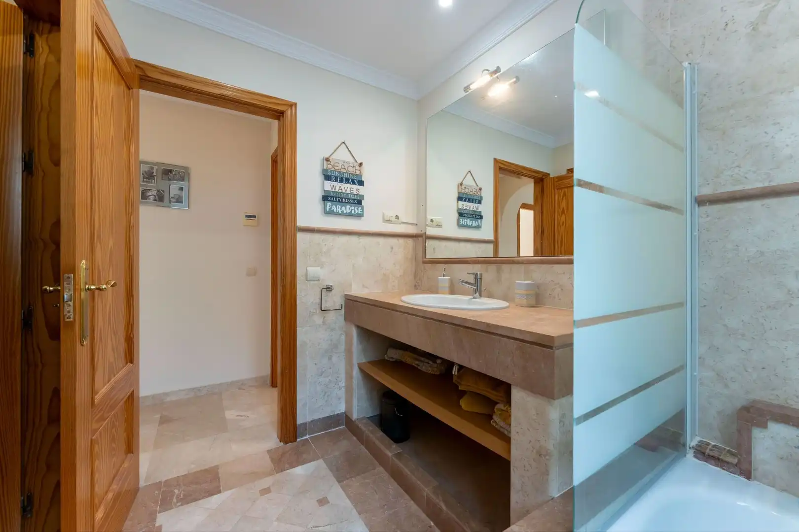 Baño de Casa o chalet en venta en Mijas con Aire acondicionado, Jardín privado y Terraza