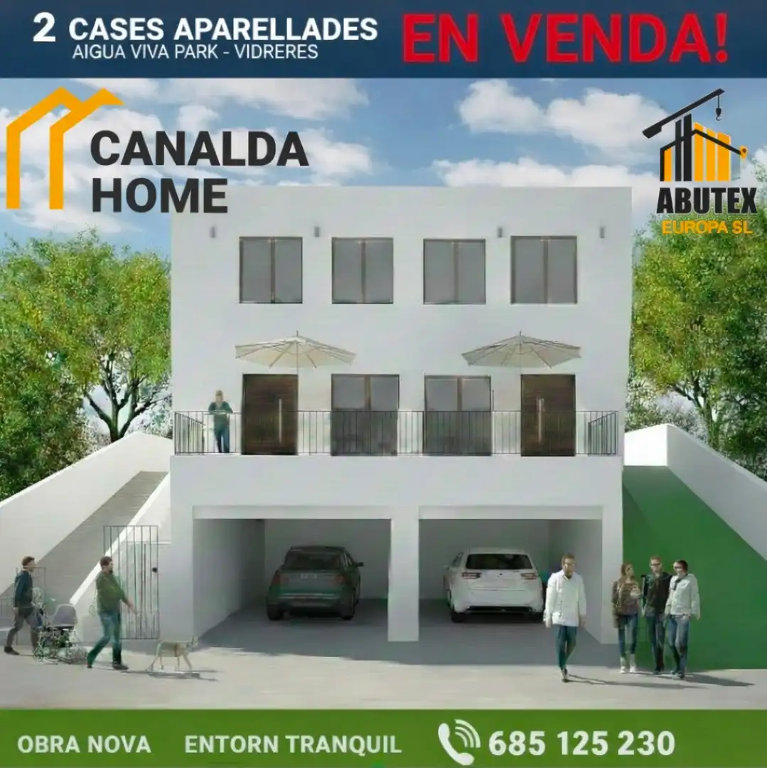 Casa adosada en venta en Vidreres con Aire acondicionado, Calefacción y Parquet
