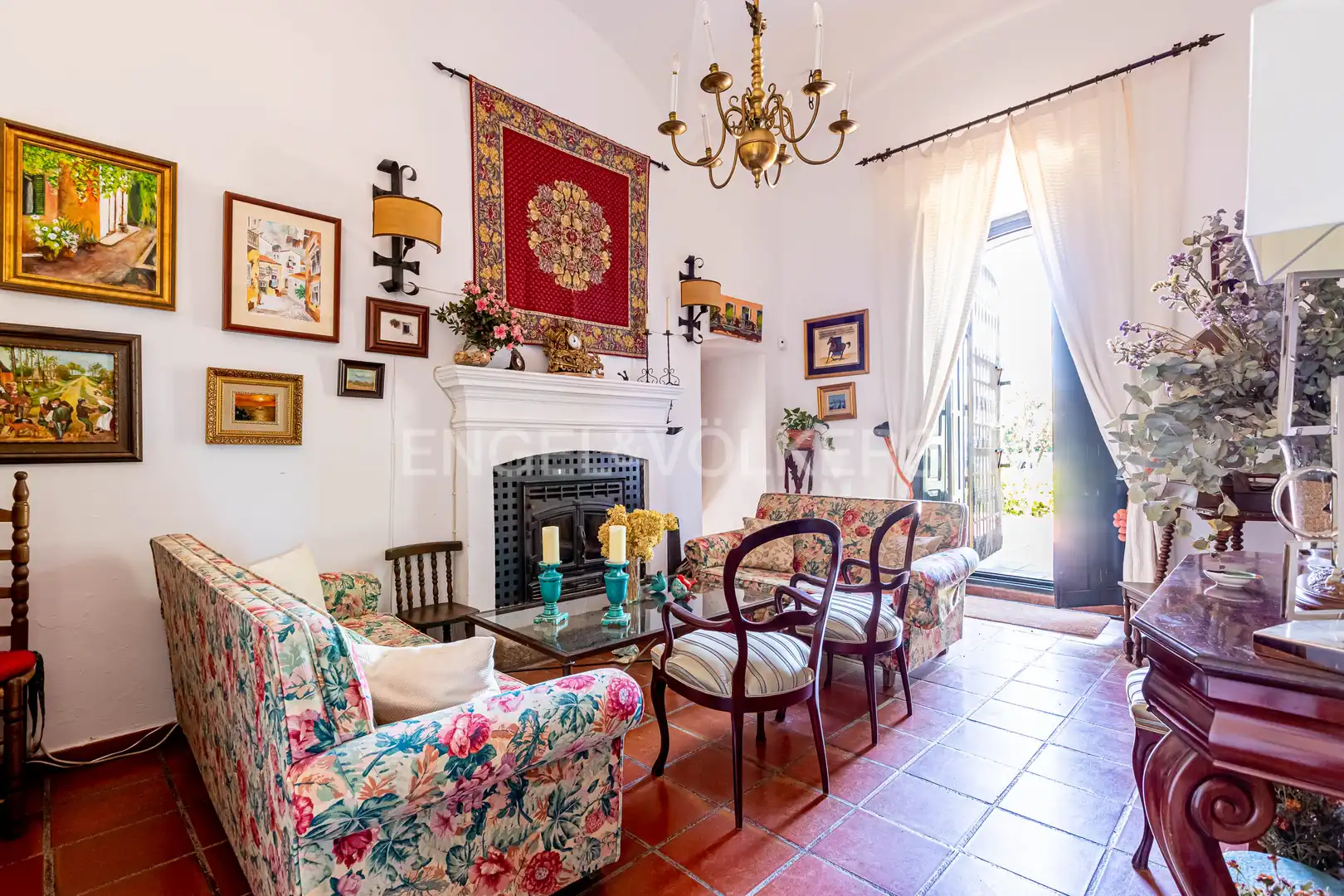 Sala de estar de Casa o chalet en venta en Bienvenida con Calefacción y Jardín privado
