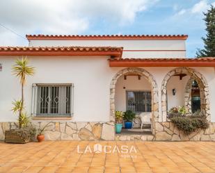 Exterior view of House or chalet for sale in Castelldefels  with Air Conditioner, Heating and Terrace