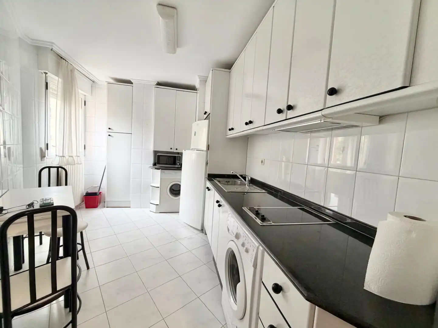 Cocina de Piso de alquiler en  Logroño con Calefacción, Parquet y Amueblado
