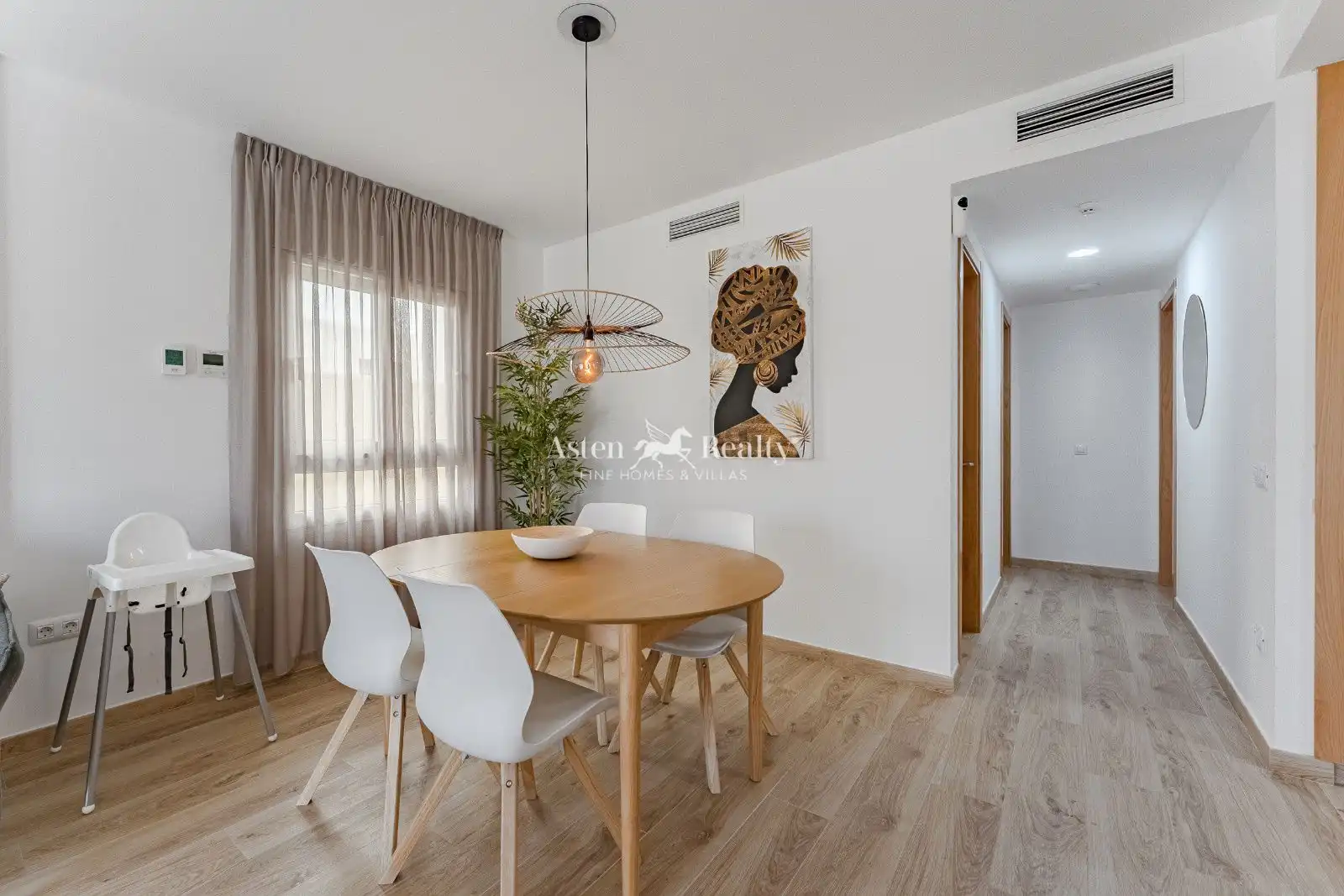 Esszimmer von Wohnung zum Verkauf in Arona mit Klimaanlage, Privatgarten und Terrasse