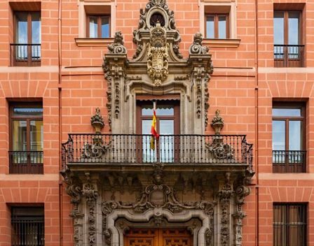 Exterior view of Flat for sale in  Madrid Capital  with Balcony