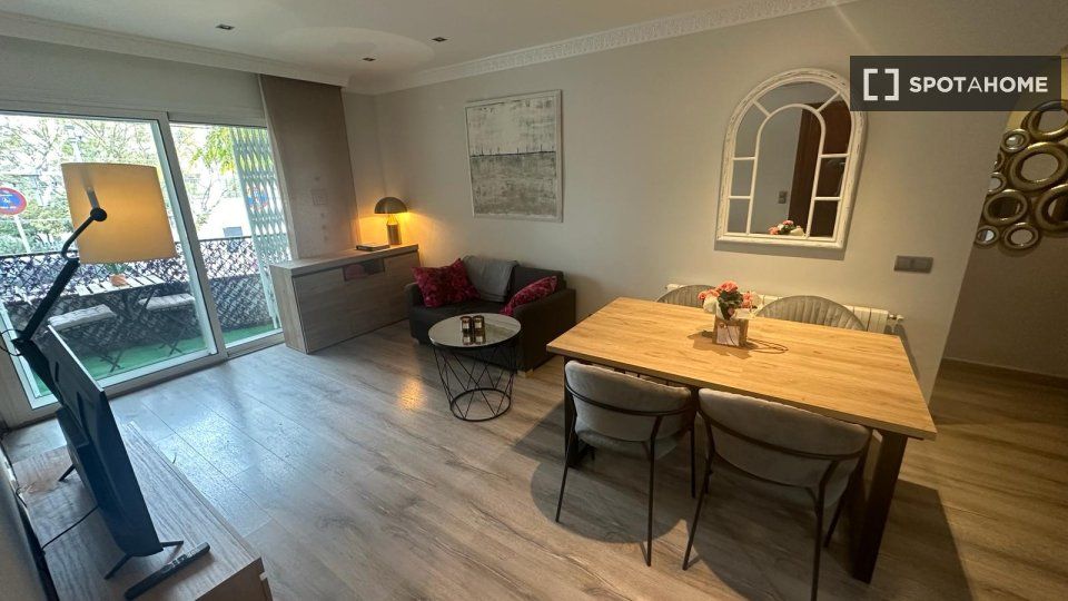 Dining room of Flat to rent in Sitges  with Air Conditioner, Heating and Furnished