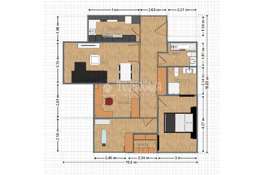 Wohnung zum Verkauf in Cuenca mit Klimaanlage und Parkett