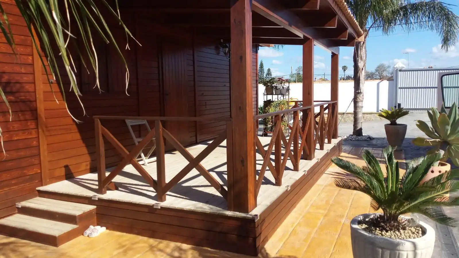 Terrassa de Casa o xalet de lloguer en Chiclana de la Frontera amb Aire condicionat, Jardí privat i Terrassa