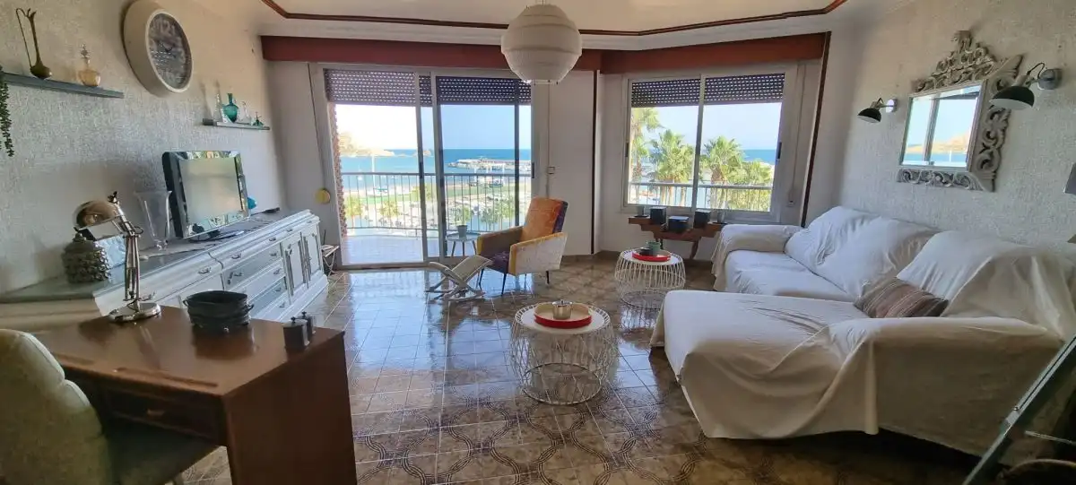 Wohnzimmer von Wohnung zur Miete in Águilas mit Terrasse