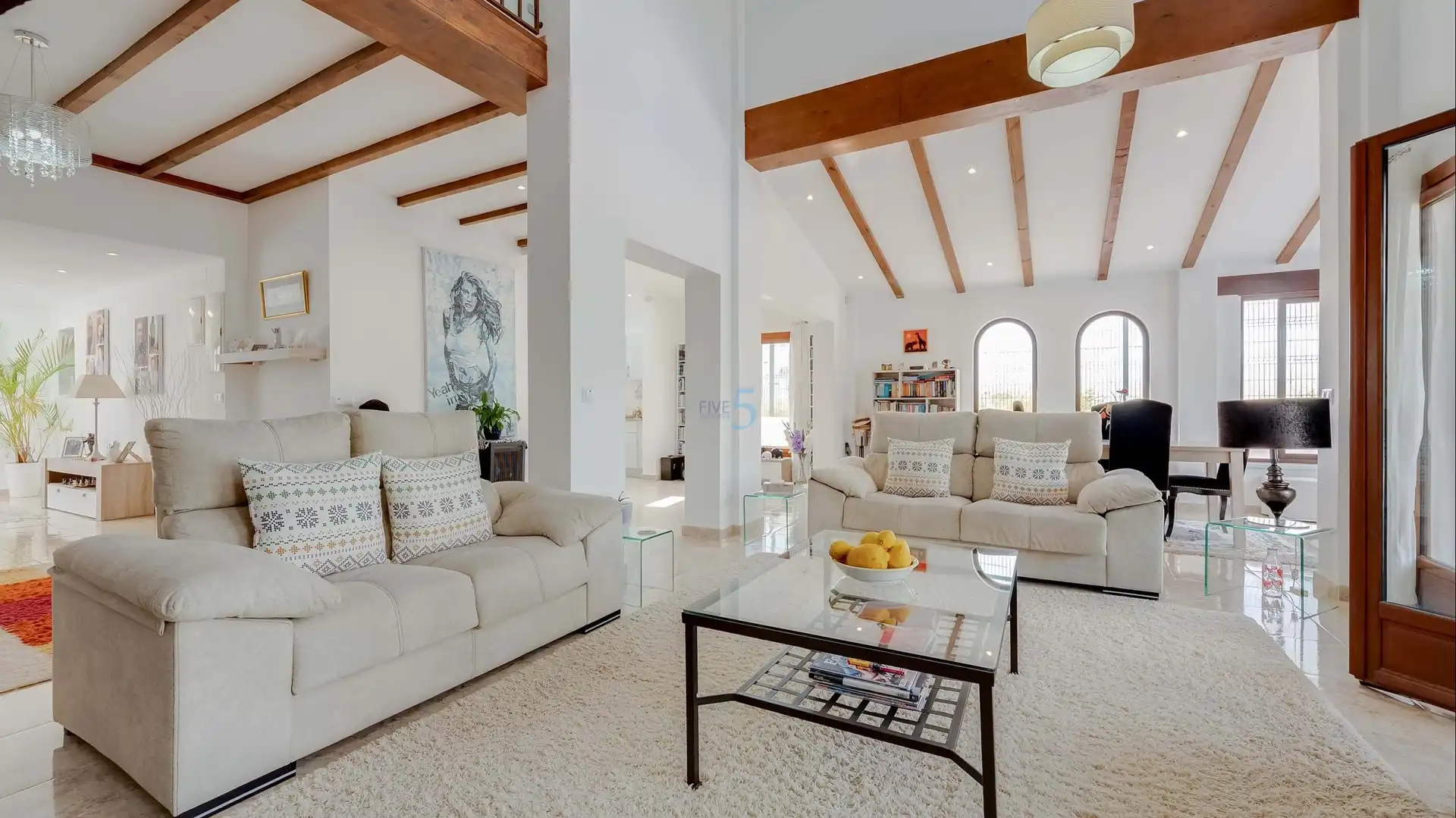 Sala de estar de Casa o chalet en venta en Murcia con Aire acondicionado, Calefacción y Terraza