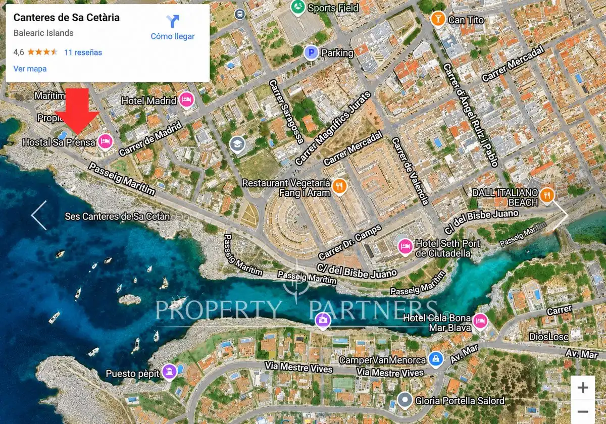 Vista exterior de Apartament en venda en Ciutadella de Menorca amb Aire condicionat, Calefacció i Jardí privat