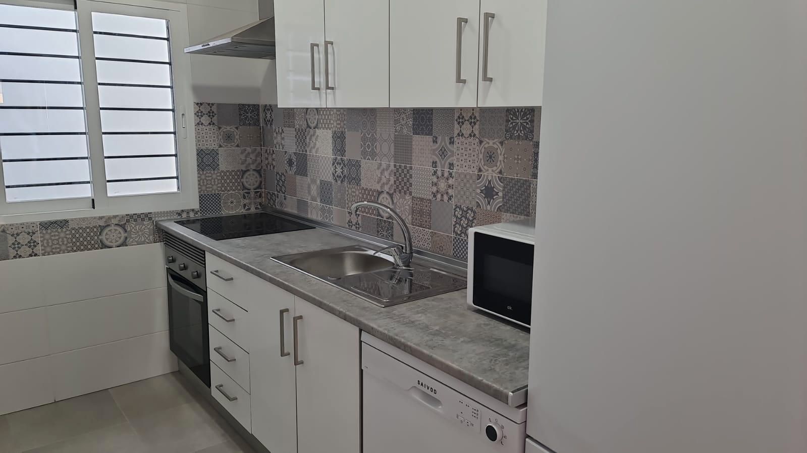 Kitchen of Single-family semi-detached to rent in Cartagena  with Furnished, Oven and Washing machine