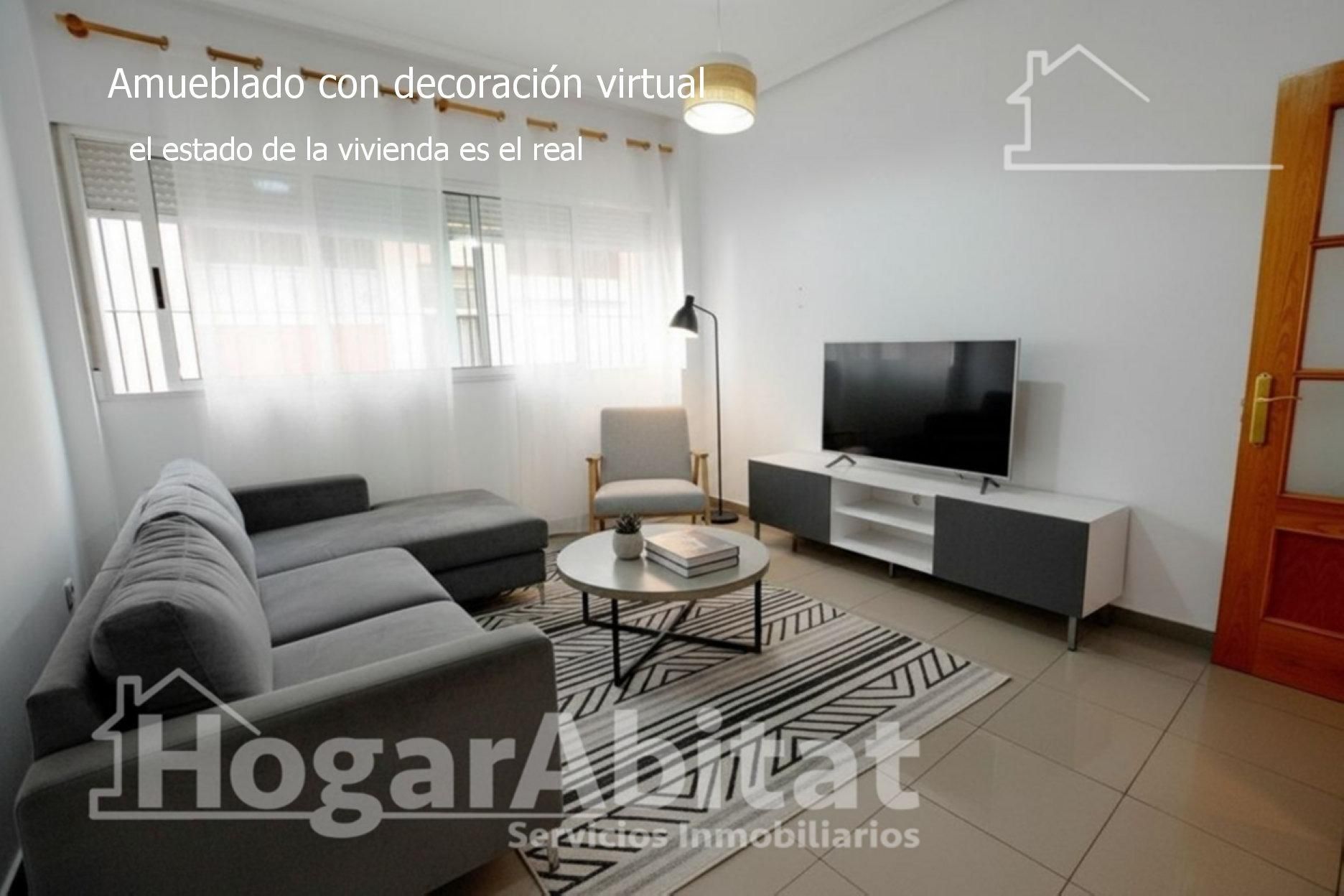 Sala de estar de Piso en venta en Alicante / Alacant con Aire acondicionado y Calefacción