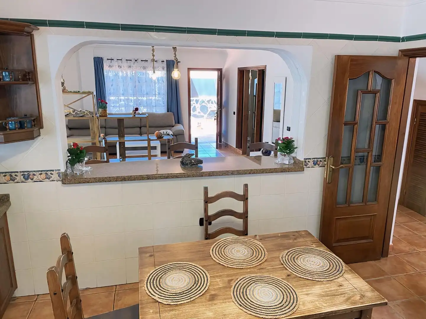 Esszimmer von Einfamilien-Reihenhaus zum Verkauf in El Sauzal mit Terrasse, Abstellraum und Schwimmbad
