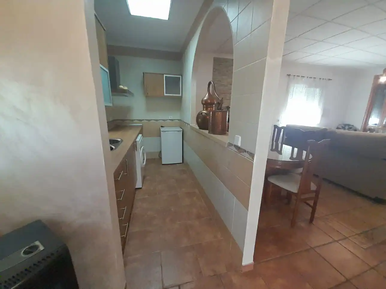 Cocina de Finca rústica en venta en Almodóvar del Campo con Trastero, Piscina y Amueblado
