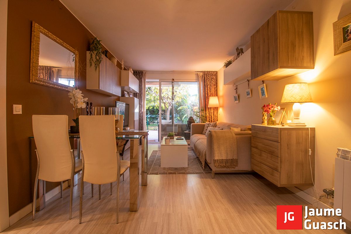 Living room of Planta baja for sale in Altafulla  with Heating, Private garden and Parquet flooring