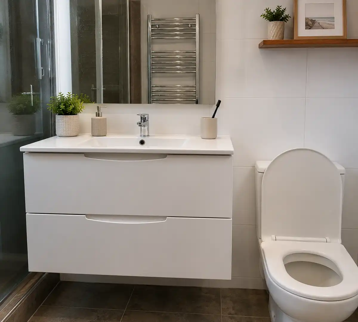 Baño de Casa o chalet en venta en Jávea / Xàbia con Aire acondicionado, Calefacción y Terraza