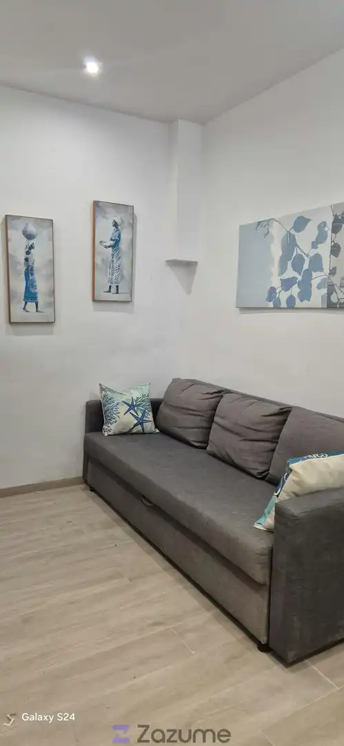 Wohnzimmer von Wohnungen zur Miete in Arrecife mit Terrasse, Möbliert und Waschmaschine