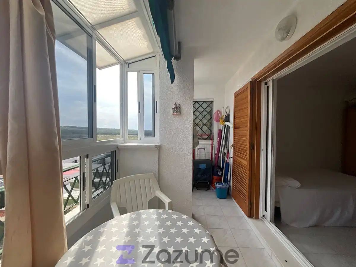 Balcony of Study for rent in Torrevieja  with Air Conditioner, Private garden and Terrace
