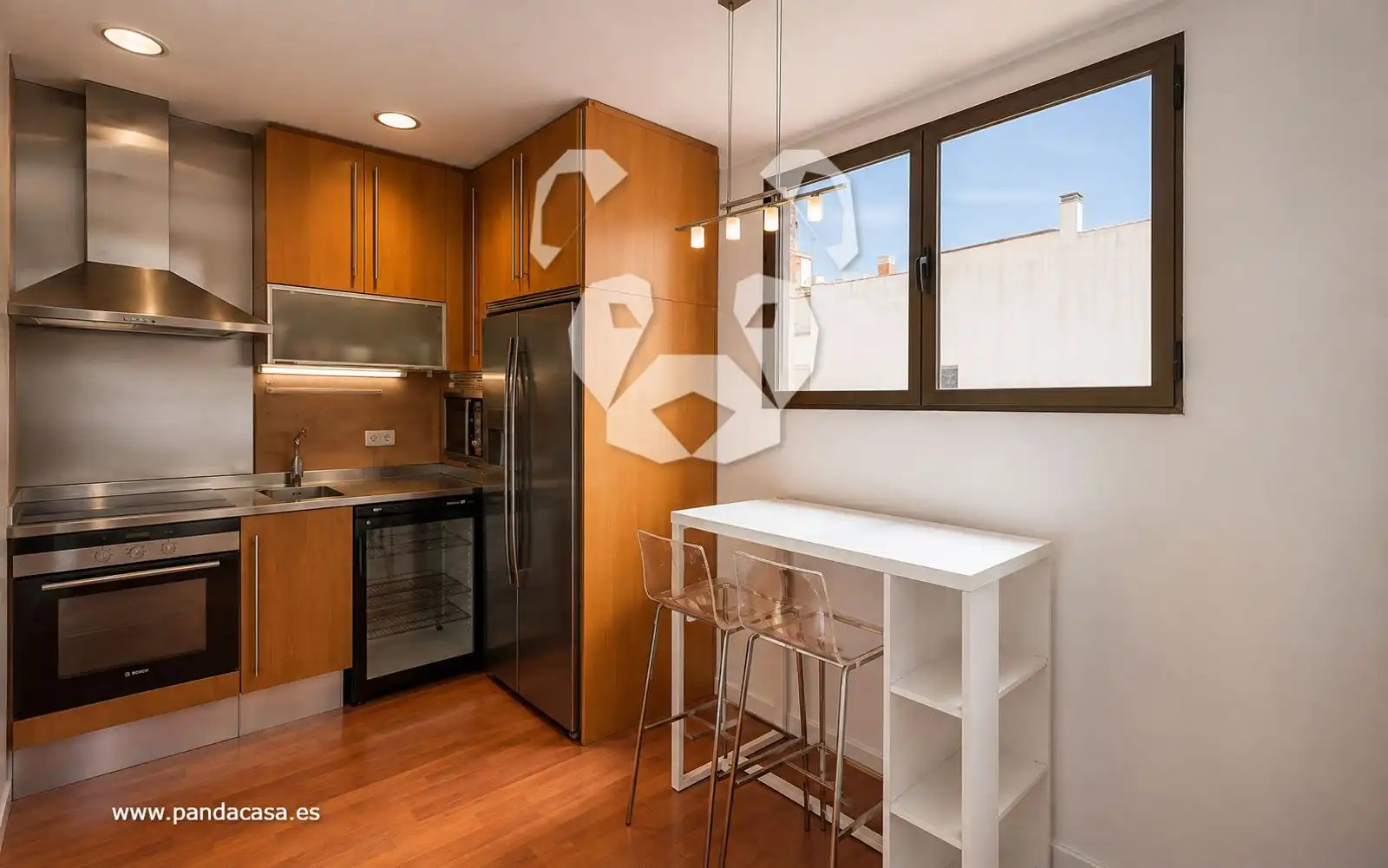 Kitchen of Flat for rent in Madrid  with Air Conditioner, Heating and Furnished