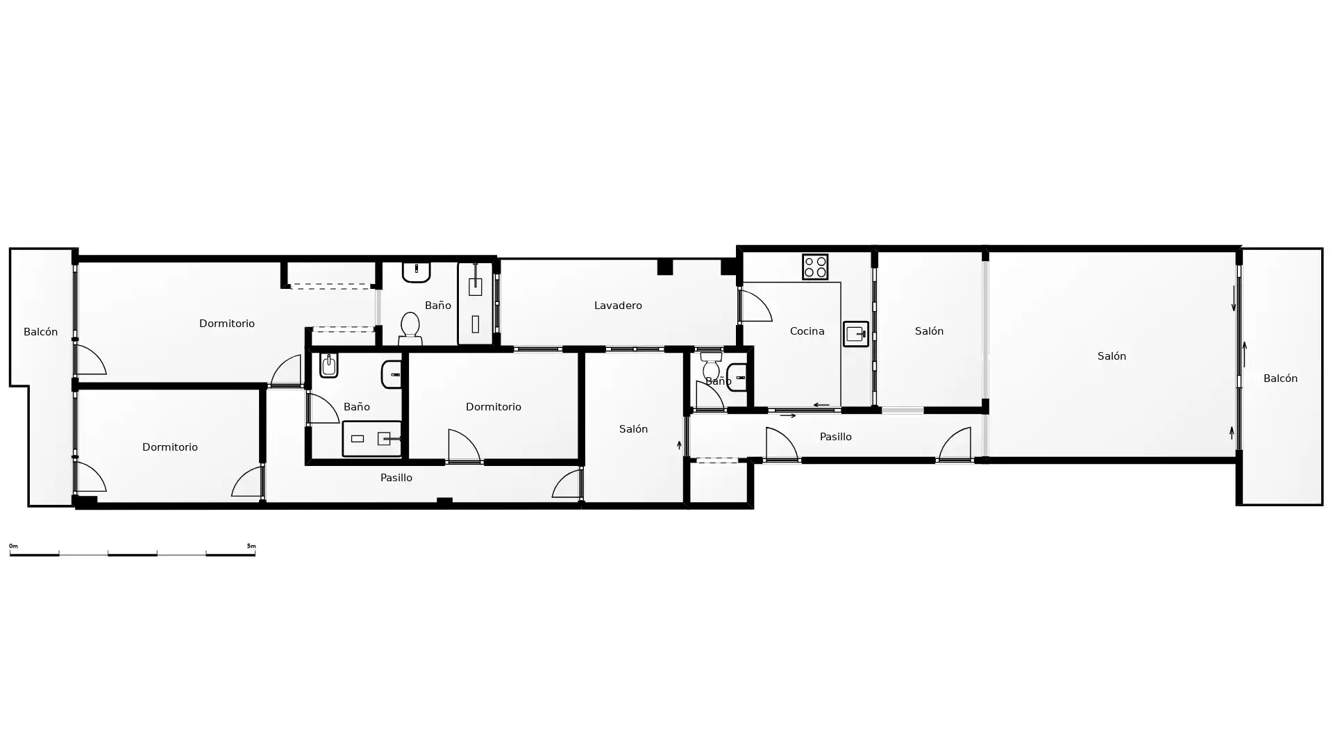 Piso con terraza en venta en Reina Elisenda de Montcada, imagen 64