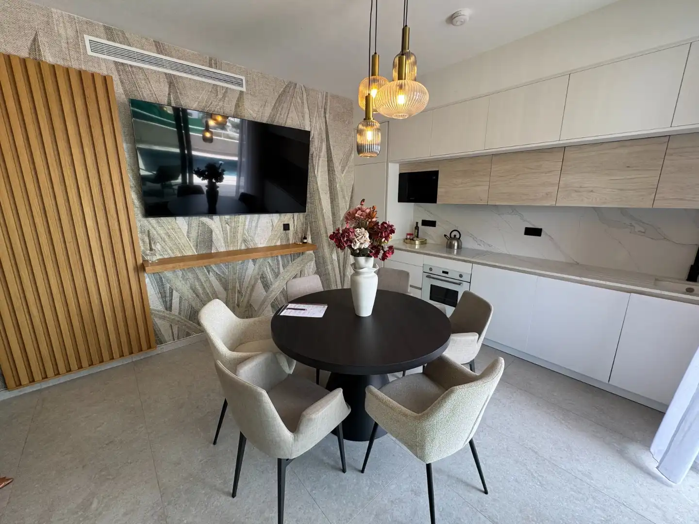 Dining room of Flat for sale in Guardamar del Segura  with Air Conditioner, Private garden and Terrace