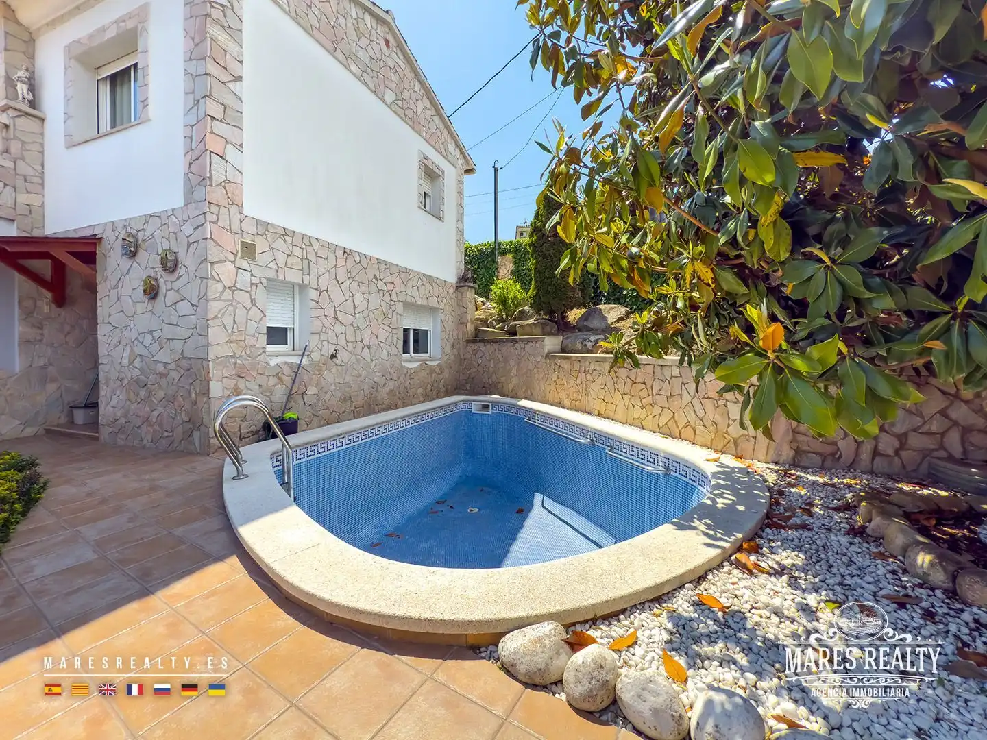 Swimming pool of Houses for sale in Lloret de Mar  with Air Conditioner, Heating and Private garden