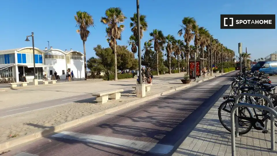 Vista exterior de Pis de lloguer en Valencia amb Aire condicionat, Calefacció i Moblat