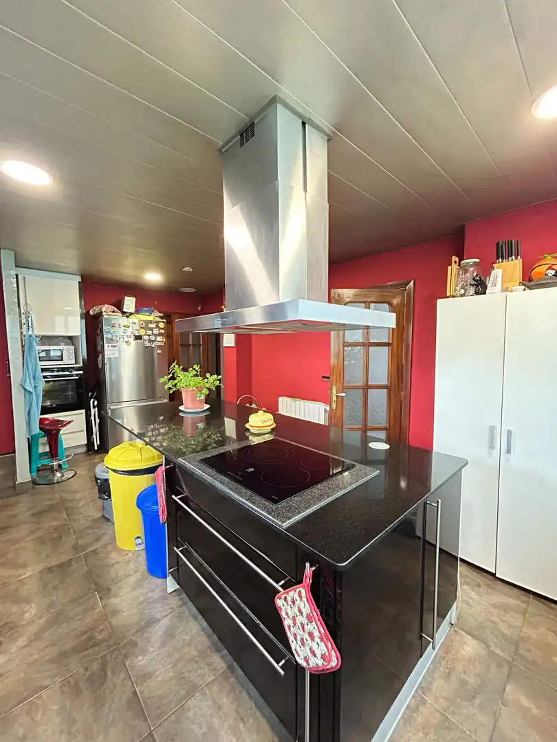 Cocina de Casa o chalet en venta en Vilobí d'Onyar con Aire acondicionado, Calefacción y Jardín privado