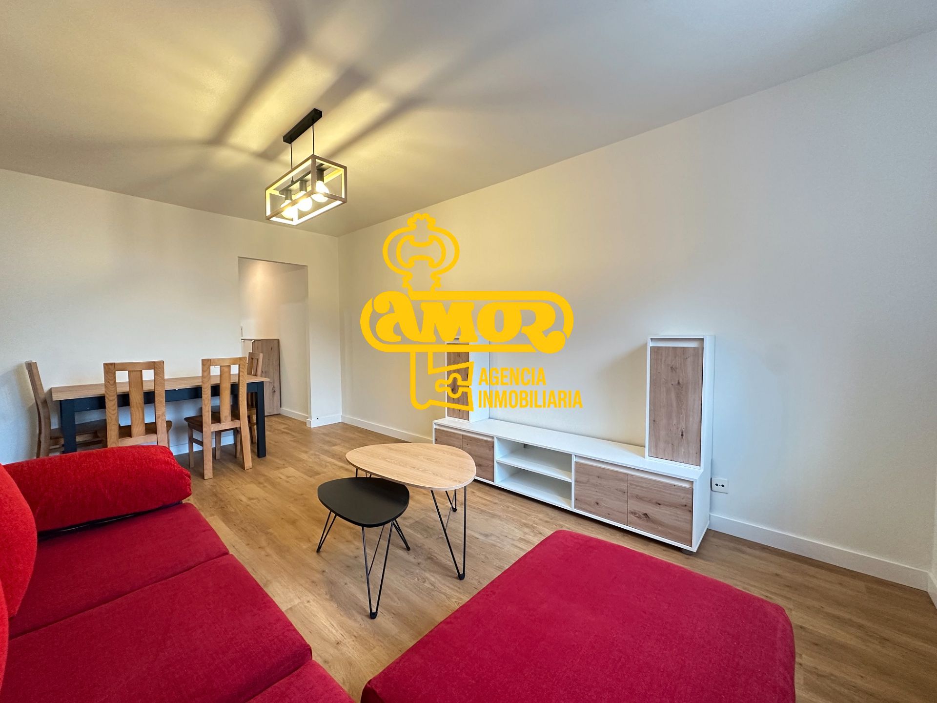 Sala d'estar de Apartament de lloguer en Santiago de Compostela  amb Calefacció i Moblat