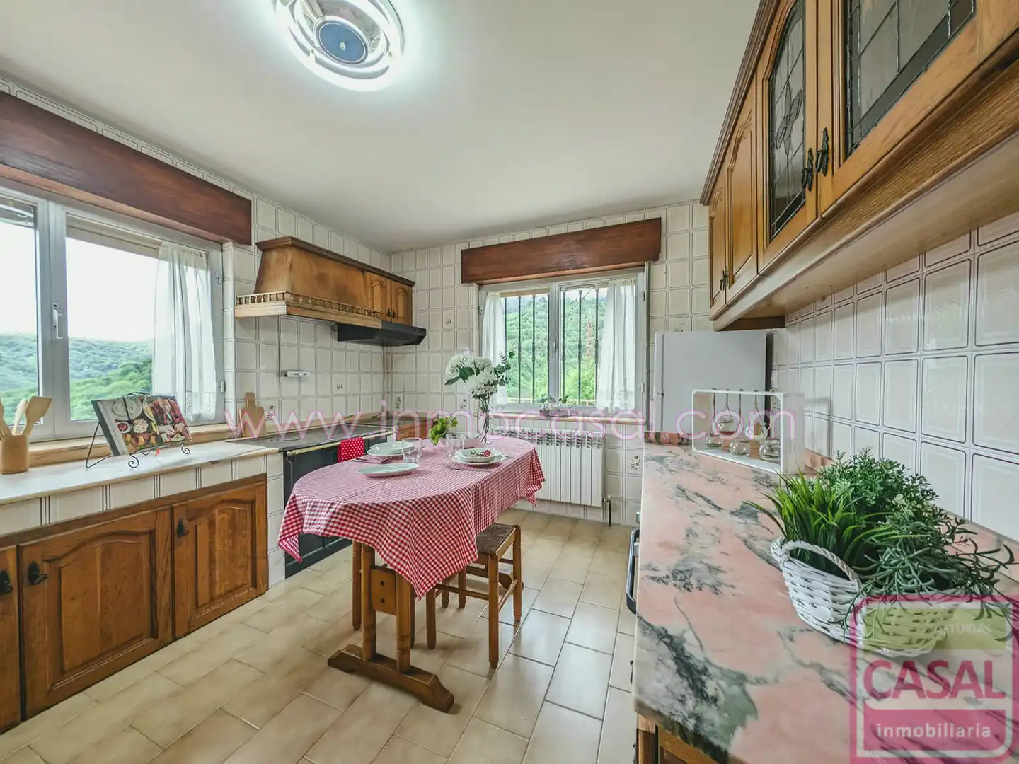 Cocina de Casa o chalet en venta en Morcín con Calefacción, Terraza y Trastero