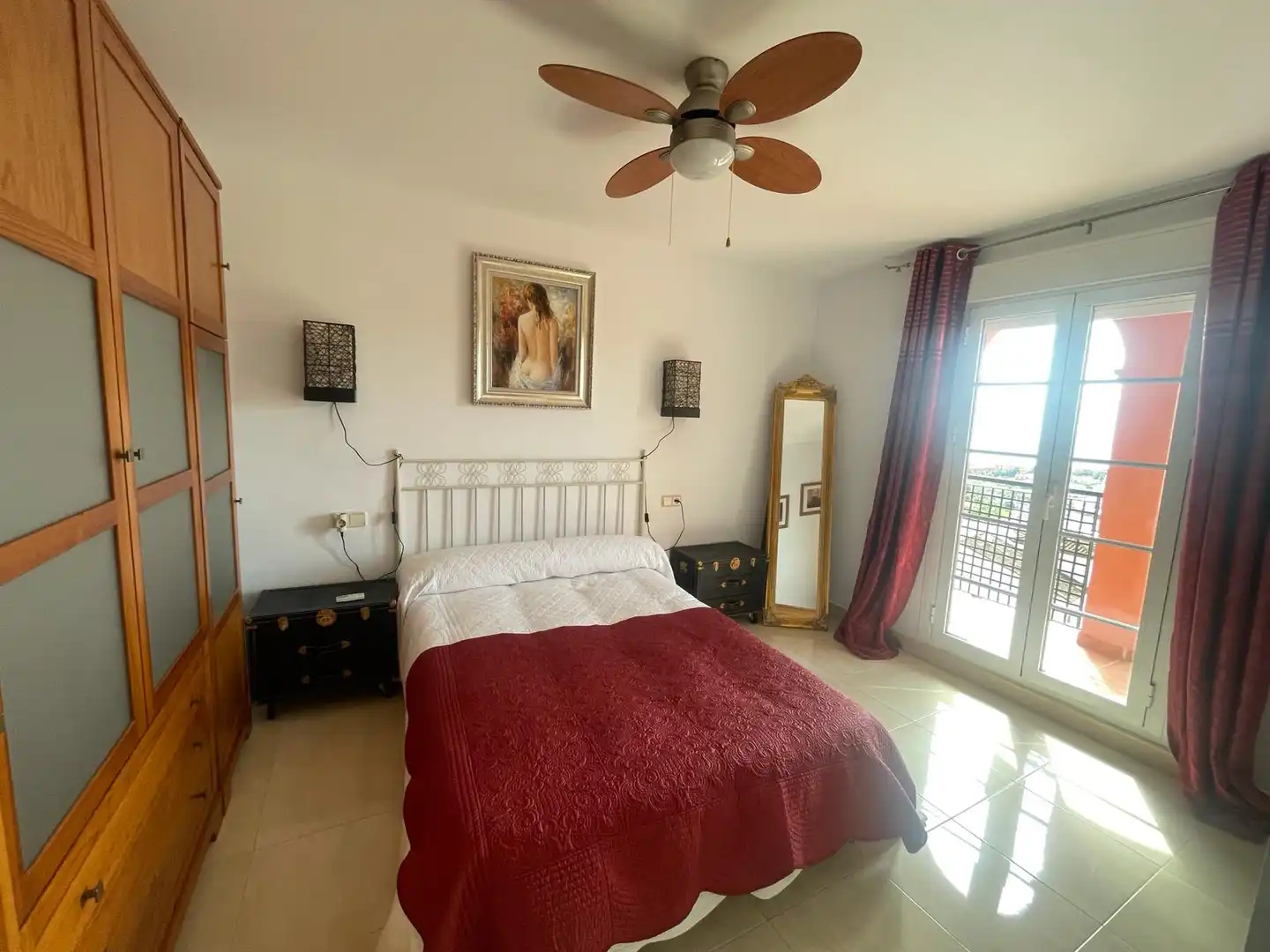 Bedroom of Apartments for rent in Manilva  with Air Conditioner, Heating and Terrace