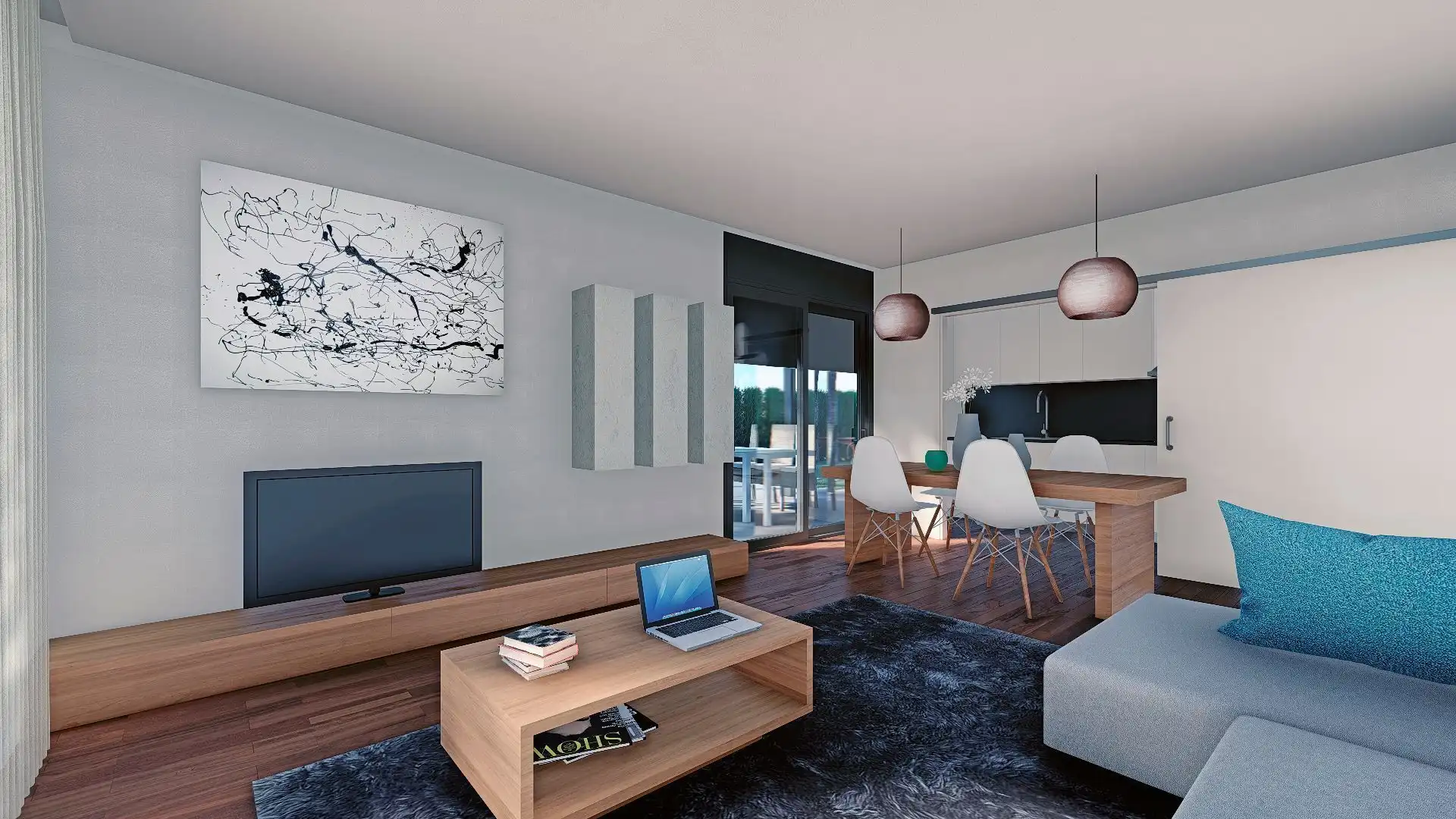 Sala de estar de Casa o chalet en venta en Llagostera con Jardín privado