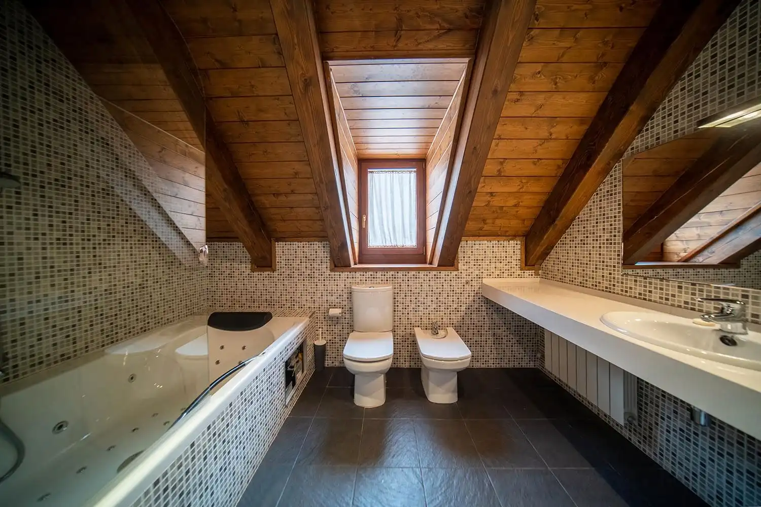 Baño de Casa o chalet en venta en Vielha e Mijaran con Jardín privado, Parquet y Terraza